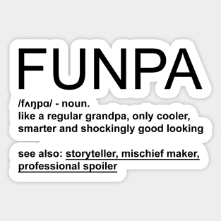 FunPa. Fun Grandfather. Sticker